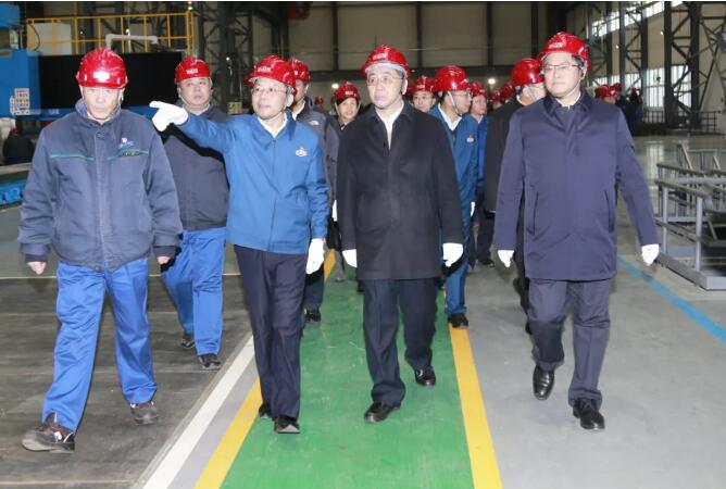 雷凡培、楊金成到渤船集團調研